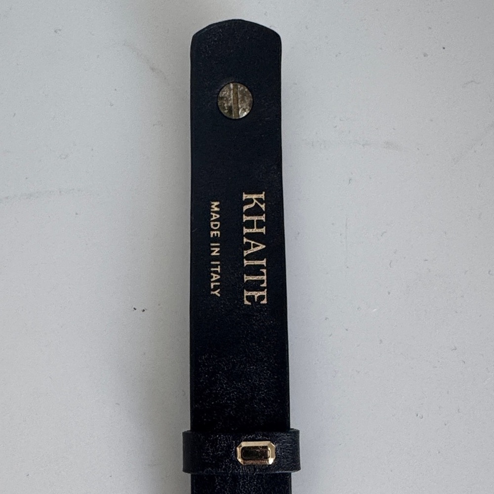 KHAITE choker-necklace Black with Gold Buckle - Picture 9 of 9